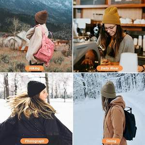 Bonnets d'hiver unisexes en tricot sur mesure pour hommes et femmes - Product Image 5