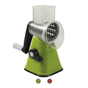 Grattugia Manuale 3-in-1 Ecologica SChef, Tritatutto per Verdure con Lame in Acciaio Inox e Contenitore Sicuro in Plastica per Frutta e Verdura - Product Image 1