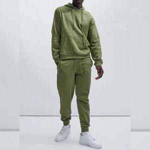 Chándal unisex de alta calidad para hombre, chándal con estampado de pantalla personalizado, chándal polar de algodón pesado personalizado al por mayor - Product Image 1