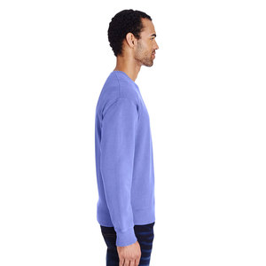 100% coton gros basiques automne hiver concepteur décontracté côtelé col rond homme surdimensionné cordon équipage coton mélangé sweat - Product Image 3
