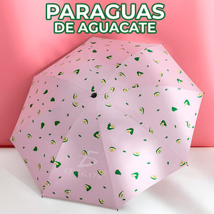 Ombrello Pieghevole a 5 Sezioni con Motivo Avocado, Antivento e Impermeabile per Viaggi e Matrimoni - Product Image 4