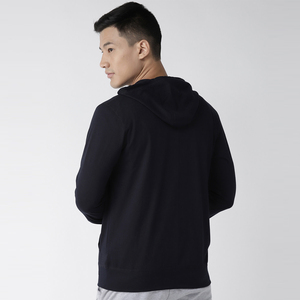 Sweat à capuche personnalisé de haute qualité avec fermeture éclair intégrale en coton écologique et confortable pour hommes, prix bas, tenues tendance - Product Image 3