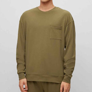 2025 New Comfort Wash Tearaway Pullover Hoodie Premium Cotton Ribbed Cuffs & Hem Front <b>Pouch</b> Pocket Casual Wear in All Colors - Product Image 3