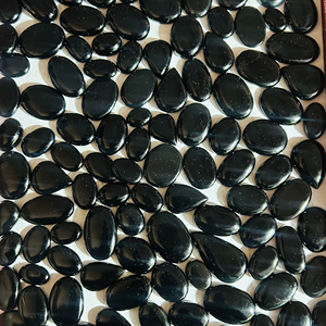 พลอยออนิกซ์สีดำธรรมชาติราคาถูกที่สุด, พลอยออนิกซ์คุณภาพ AAA สำหรับทำเครื่องประดับ มีจำหน่าย - Product Image 1