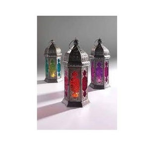 Linterna de Metal hecha a mano, decoración del Festival de Ramadán, linterna de diseño personalizado, luz de vela hecha por la India - Product Image 4