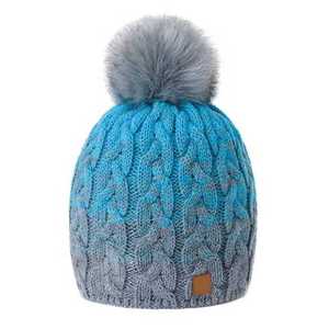 Wholesale 100% acrylic unisex Custom Jacquard knitted Beanie <b>Hat</b> <b>winter</b> ski cap For Fishermen /Street wear waffle Cap - Product Image 2
