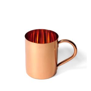 Ensemble de mugs à boire en cuivre poli haut de gamme avec poignées robustes pour l'hydratation et l'utilisation en cuisine - Product Image 2