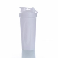 Gourde de sport en plastique sans BPA, anti-fuite, pour boire directement, idéale pour la gym et les voyages