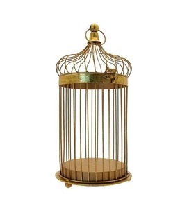 Venta caliente jaula de pájaros de Metal hecha a mano hierro colgante Casa de pájaros jaula decorativa duradera para jardín balcón y decoración del hogar - Product Image 6