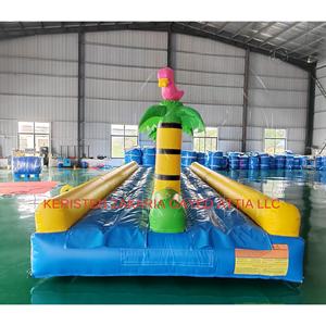 Large Commercial <b>Inflatable</b> Bouncy Castle Blue PVC Dog Jump Slide 500kg Capacity Multi Passenger <b>Inflatable</b> Play Center - Product Image 5