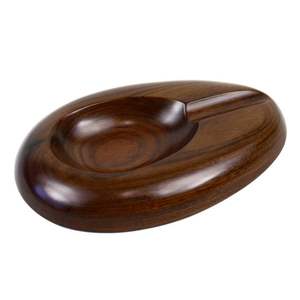 Cenicero de madera de calidad superior con patrón artístico adecuado para fumadores que aprecian los artículos artesanales finos - Product Image 5
