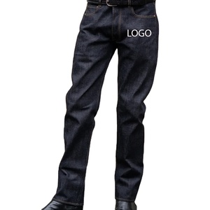 Pantalons en jean pour hommes avec logo personnalisable, plusieurs poches pour activités de plein air, ensemble pour les acheteurs en gros, vêtements décontractés tendance - Product Image 1
