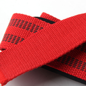Logo personnalisé sangles de levage de poignet d'haltérophilie de gymnastique à usage intensif fermeture en coton et nylon pour l'entraînement - Product Image 6
