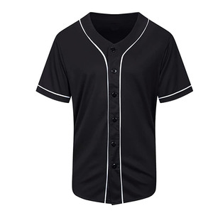 Camiseta de béisbol personalizada de manga larga con cuello redondo estilo en blanco 100%-Venta al por mayor Camiseta de béisbol con número de equipo de tamaño adulto - Product Image 6