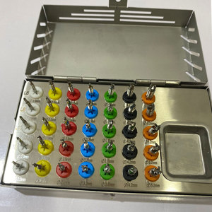 Kit de 35 forets à bouchon pour implants dentaires avec clés et tournevis hexagonaux Kit complet de chirurgie dentaire et chirurgicale - Product Image 4