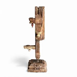 เชิงเทียนไม้ ตกแต่งบ้านและงานแต่งงานอย่างหรูหรา ที่วางเทียนสำหรับคริสต์มาสและอีสเตอร์ - Product Image 5