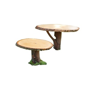 Classic Style <b>Wood</b> <b>Cake</b> <b>Stand</b> Single Tear Round Shape Unique Style Kitchen Serving Tool Restaurant Used Hot Selling <b>Cake</b> <b>Stand</b> - Product Image 1