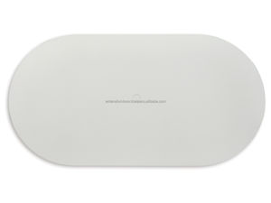 Ensemble de table à manger en rotin moderne ARDENA, robuste, avec chaises de jardin confortables, pour l'ameublement extérieur, utilisation dans les parcs et les villas - Product Image 4