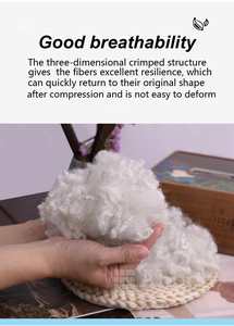 Fibra de Poliéster Regenerada 15D*64MM 100% Poliéster para Material de Relleno de Hormigón - Product Image 5