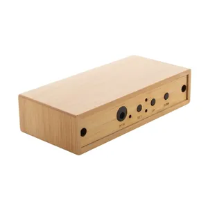 Molarm Eco-Friendly Smart Table <b>Clock</b> Wireless Bamboo <b>Alarm</b> Innovative and Sustainable Gadgets - Product Image 3