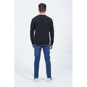 Custom logo Men's BAILZ Crew Neck Sweatshirt Long Sleeves Solid Pattern 3D Embroidery Anti-Wrinkle Screen <b>Printed</b> XXS for Autumn - Product Image 3