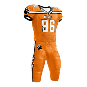 Nuevo Uniforme de Fútbol Americano Sublimado Personalizado, de Manga Corta, Ajustado, Ropa Deportiva para Hombre - Product Image 1