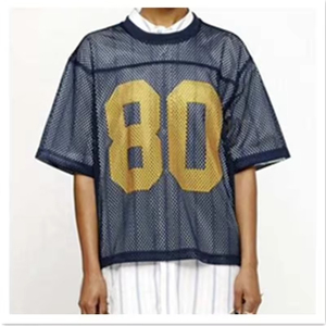 T-shirt Boxy pour hommes tendance 100% coton tricoté coupe ample qualité supérieure avec motif imprimé - Product Image 5