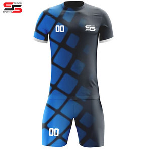 Ensemble d'uniformes de football - Manches courtes, design imprimé, tissu respirant - Product Image 5