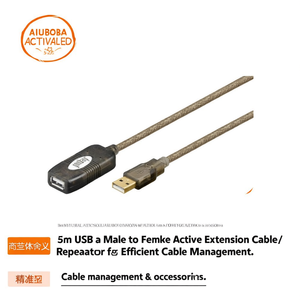 สายต่อขยาย/รีพีทเตอร์แบบแอคทีฟ USB ชนิด A ชายกับหญิง ยาว 5 เมตร เพื่อการจัดการสายเคเบิลที่มีประสิทธิภาพ - Product Image 2