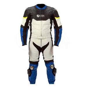 Combinaisons de moto en cuir de haute qualité équipement de moto de course personnalisé combinaison de motard OEM de protection légère pour hommes-ÉCHANTILLON GRATUIT - Product Image 5