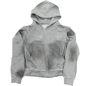 Personnalisez votre logo, ensembles de sweat-shirts et de pantalons de survêtement unisexes de haute qualité, ensembles de sport vierges pour hommes, deux pièces - Product Image 3