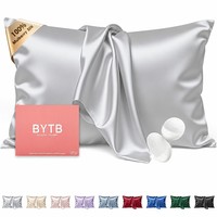 Taie d'oreiller 100% Soie de Mûrier, Taille Queen, 22 Momme, Double Face, Grade 6A, Fermeture Éclair Discrète, Rafraîchissante, Personnalisable avec Logo et Taille