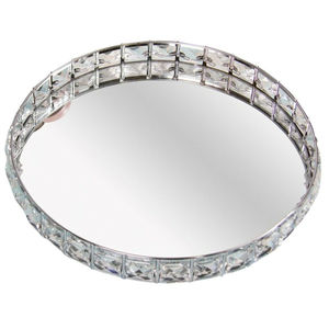 Classic Design Home Decoration Gold Oval Mirror <b>Tray</b> For Home & Kitchen Storage And Decoration Display Perfume Or Trinkets Sale - Product Image 5