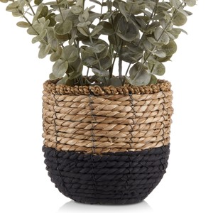 Gran oferta de accesorios de decoración para jardín, macetas de jacinto de agua tejidas a mano, maceta natural. - Product Image 2