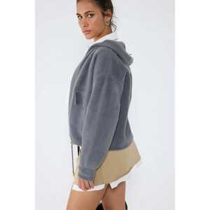 Crew Neck Cap Sleeve Full Sleeve Casual <b>Pocket</b> Knit <b>Cardigan</b> 100% Nylon - Product Image 2