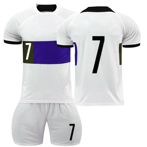 Secado rápido Precio al por mayor Nuevo diseño caliente Conjunto completo Ropa de fútbol para hombres Jersey Uniforme Transpirable Sublimado Conjunto juvenil - Product Image 2