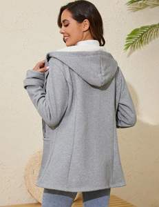 Winter <b>Men's</b> Sherpa <b>Lined</b> Duffle Toggle <b>Coat</b> <b>Fleece</b> Jacket 100% Cotton Breathable Quick Dry - Product Image 4