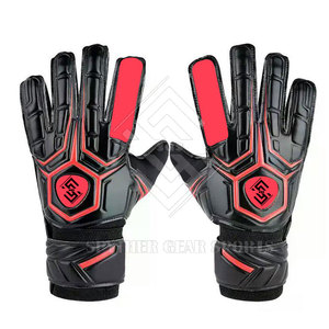 Gants de gardien de but de haute qualité, super doux, en latex, antidérapants, avec sangle de poignet réglable et protection des doigts - Product Image 1
