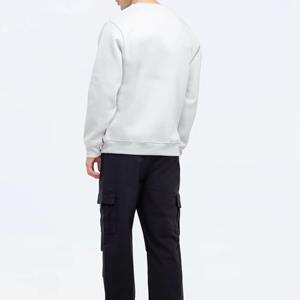 เสื้อสเวตเชิ้ตโอเวอร์ไซส์ผ้าฝ้ายแท้ 100% สำหรับผู้ชาย สไตล์ลำลอง ใส่ได้ในฤดูหนาว มีกระเป๋า ผลิตโดยโรงงานโดยตรง รับผลิตตามแบบ - Product Image 3