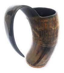 Taza para Beber de Cuerno de Búfalo Hecha a Mano para Cocina y Comedor, Taza de Agua Tradicional de Cuerno de Búfalo Natural con Acabado Artesanal - Product Image 3