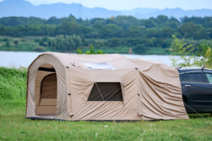 Tente de toit arrière pour SUV et camionnette, abri de camping imperméable pour hayon - Product Image 4