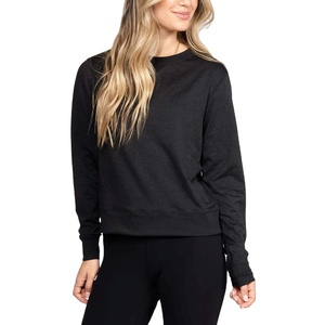 Sudadera de peso pesado Unisex, ropa de calle de felpa de lana densa con hombro caído, suéter para invierno, sudaderas transpirables para mujer - Product Image 1