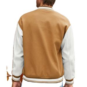 Personalizado al por mayor en blanco nueva moda invierno Varsity chaqueta hombres Unisex Streetwear Letterman bordado Versity chaqueta para hombres - Product Image 2