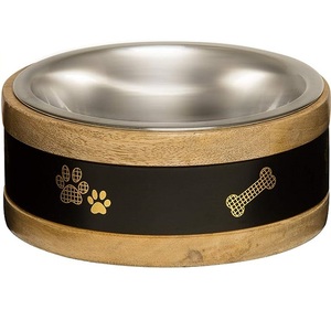 Royal Vintage metálico con acabado de cobre liso para mascotas, comedero de agua para gatos de dioses, logotipo personalizado, plato de comida para perros aceptado - Product Image 4