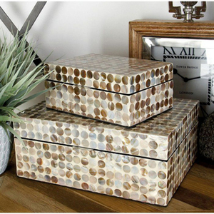 Organisateur de stockage de bijoux forme personnalisée différentes tailles vadrouille en bois travail cosmétique boîte à bijoux solution de stockage d'affichage élégante - Product Image 5