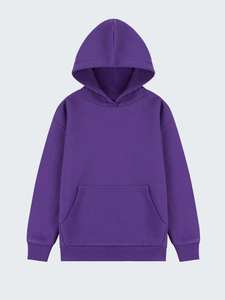Pull en molleton d'entraînement actif personnalisé pour femmes Sweat à capuche en coton épais surdimensionné pour la saison du printemps - Product Image 3