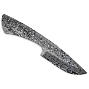 Couteau JEXMOO personnalisé fait à la main en acier Damas, lame vierge multifonctionnelle à motif goutte de pluie, avec un cadeau parfait, couteau pour usage extérieur - Product Image 2