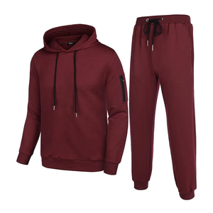 Trajes de chándal de punto para hombres Trajes atléticos casuales de 2 piezas Chándales para hombres Conjunto transpirable Conjuntos de Jogger - Product Image 3