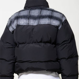 Chaqueta acolchada para hombre, chaqueta de invierno acolchada brillante metálica con cremallera completa y capucha informal, chaquetas acolchadas personalizadas para hombre - Product Image 5