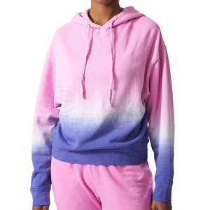 Hoodies pour femmes les plus vendus pour l'hiver, usage extérieur, anti-rides, respirants, doux, en polyester/coton, avec logo sur le devant - Product Image 1